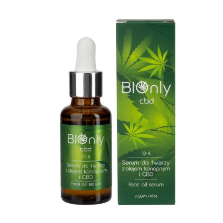 Serum do twarzy z olejem konopnym i CBD 30ml