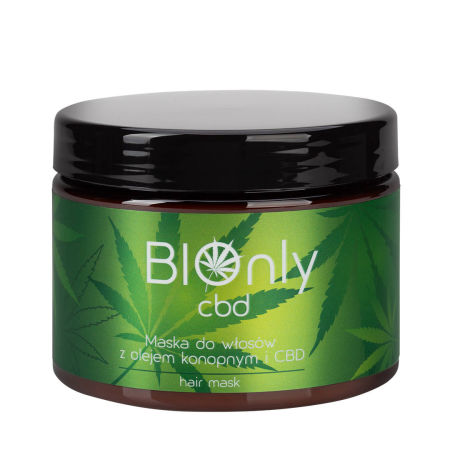 Maska do włosów z olejem konopnym cbd 500ml